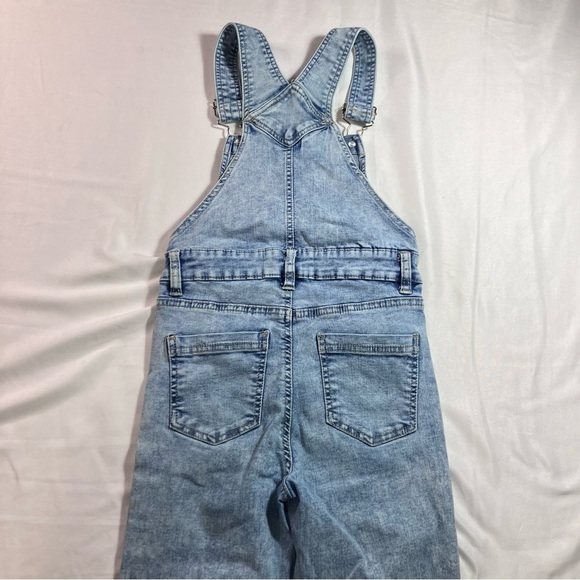 🧡2FOR$15 Urban Kids Distressed Denim Skinny Overalls - Picture 7 of 9